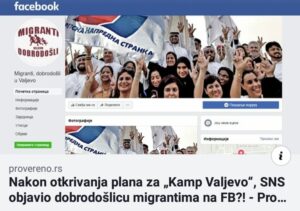 FB Migranti, dobrodosli u Valjevo